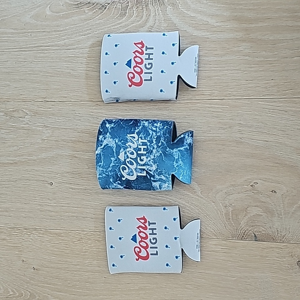 NWOT Coors Light Beer Florida Koozies Set of 3